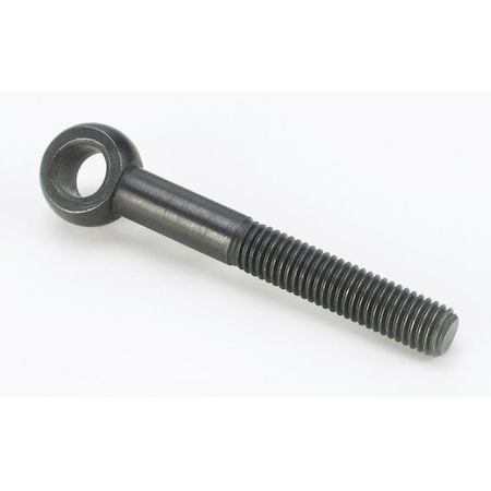 Eye Bolt M6, 6 mm ID, Carbon Steel, Black Oxide